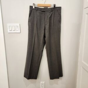 Banana Republic Pants Gray Mens Tag 33x32 Fits 33x31 Stretch Wool Blend Casual